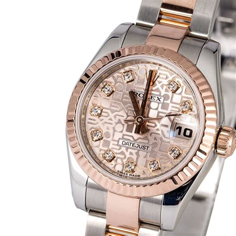 rolex ladies datejust rose gold ladies|pre owned rolex ladies datejust.